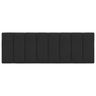 Мека табла за легло Hanko, черна, 140 см, кадифе