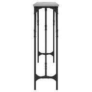 Конзолна маса, сив сонома, 180x23x75 см, инженерно дърво