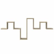 Стенен рафт, дъб сонома, 104,5x10x43 см, инженерно дърво