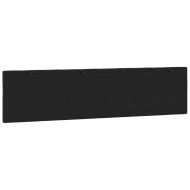 Мека табла за легло Hanko, черна, 200 см, кадифе