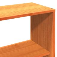 Рамка за легло без матрак, восъчнокафяв, 140x200 см, бор масив