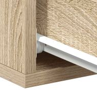 Нощно шкафче за стена, дъб сонома, 40x30x15 см инженерно дърво