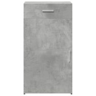 Бюфет, бетонно сив, 50x42,5x93 см, инженерно дърво