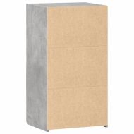 Бюфет, бетонно сив, 50x42,5x93 см, инженерно дърво