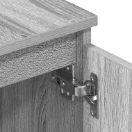 ТВ шкаф, сив сонома, 140x40x35,5 см, инженерно дърво