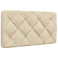 Легло с матрак, кремаво, 90x200 см, плат