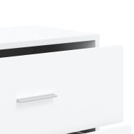 Сайдборди, 3 бр, бели, 60x31x84 см, инженерно дърво