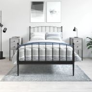 Нощни шкафчета, 2 бр, сив сонома, 32x42x70 см, инженерно дърво