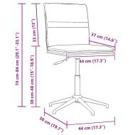 Трапезни столове, 4 бр, жълти, кадифе