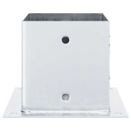 Основи за стълбове квадрат 4 бр 141x141 мм поцинкована стомана