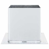 Основи за стълбове квадрат 4 бр 141x141 мм поцинкована стомана