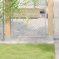 Основи за стълбове квадрат 4 бр 121x121 мм поцинкована стомана