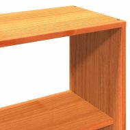 Рамка за легло без матрак, восъчнокафяв, 120x200 см, бор масив