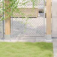 Основи за стълбове квадрат 12 бр 121x121 мм поцинкована стомана