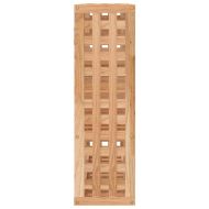 Стенен рафт 49x15x49 см орехово дърво масив