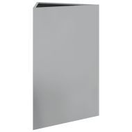 Градинска кашпа, триъгълна, 50x43x75 см, поцинкована стомана