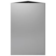 Градинска кашпа, триъгълна, 50x43x75 см, поцинкована стомана