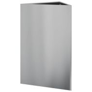 Градинска кашпа, триъгълна, 50x43x75 см, поцинкована стомана