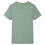 Детска тениска с къс ръкав, каки, 116