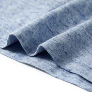 Детска тениска с къс ръкав, син меланж, 104