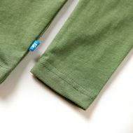 Детска тениска с дълъг ръкав, светло каки, 140