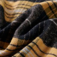 Детска карирана риза, жълто и черно, 104