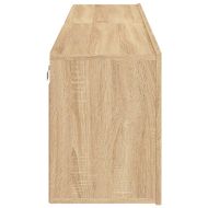 ТВ шкафове за стенен монтаж, 2 бр, сонома дъб, 80x30x41 см