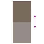 Руло щора 80 х 230 см, цвят кафе