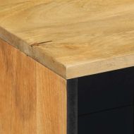 Шкаф кафяв 80x33x75 cm Масивна дървесина Манго