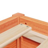 Рамка за легло без матрак, восъчнокафяв, 150x200 см, бор масив