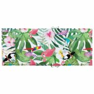 Възглавници за столове с облегалки 6 бр шарени Оксфорд плат