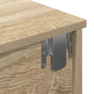 Стенен рафт с чекмеджета дъб сонома 80x34x17 см инженерно дърво