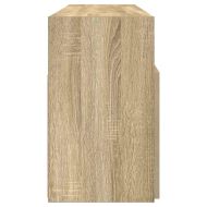 ТВ шкаф с LED осветление, дъб сонома, 120x30x50 см