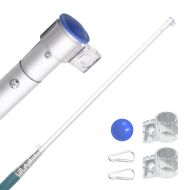 Флаг на САЩ и стълб 5,55 м алуминий