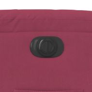 Електрически реклайнер стол, виненочервен, кадифе