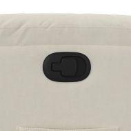 Реклайнер стол, кремав, кадифе