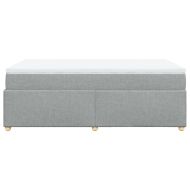 Боксспринг легло с матрак, светлосиво, 120x190 см, плат