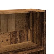 Библиотека, старо дърво, 80x24x176 см, инженерно дърво