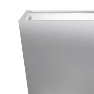 Градинска кашпа, 50x50x50 см, поцинкована стомана