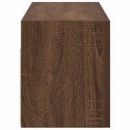 Стенен шкаф за баня, кафяв дъб, 60x25x30 см, инженерно дърво