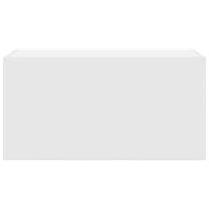 Стенни шкафове за баня бели 60x25x30 cm Инженерна дървесина