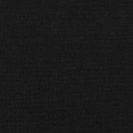 Горна табла за легло с уши, черна, 183x16x118/128 см, плат