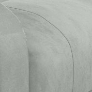 Изправящ масажен стол, светлосив, кадифе