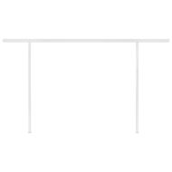 Ръчно прибиращ се сенник с прътове, 4,5x3 м, антрацит