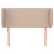 Горна табла с уши, капучино, 83x23x78/88 см, изкуствена кожа