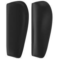 Горна табла с уши, черна,83x23x78/88 см, изкуствена кожа