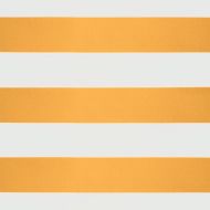 Прибираща се тента жълто и бяло 4x3 м плат и алуминий