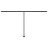 Свободностояща автоматична тента, 450x300 см, синьо/бяло