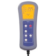 Масажен стол, виненочервен, текстил