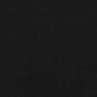 Горна табла за легло с уши, черна, 203x23x118/128 см, плат